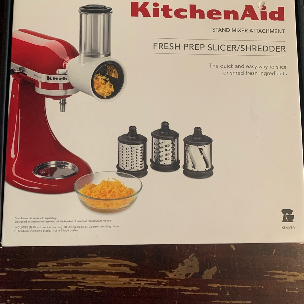KitchenAid Red Fresh Prep Slicer/Shredder Attachment